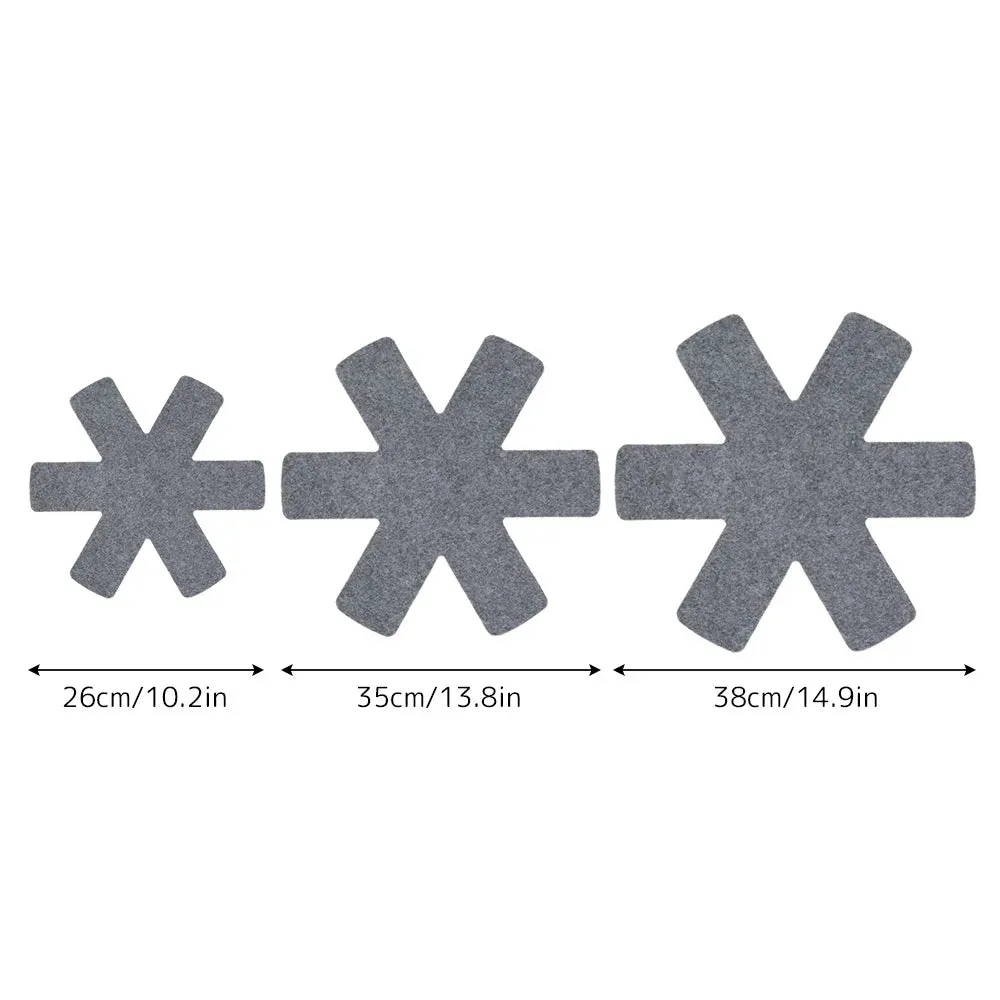 12-Piece Non-Woven Pot and Pan Protectors – 3 Sizes for Safe Cookware Storage