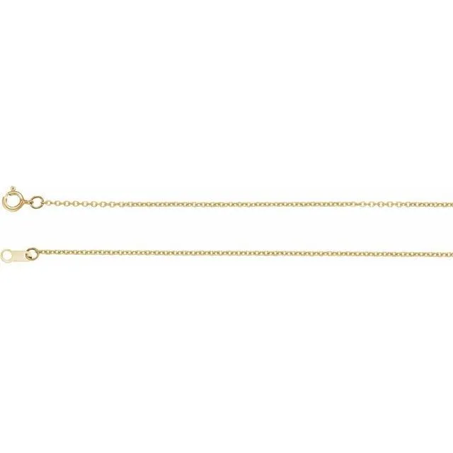 14K Gold Filled Fine Cable Chain
