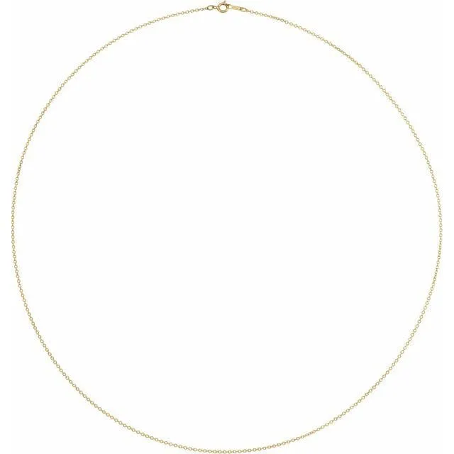 14K Gold Filled Fine Cable Chain