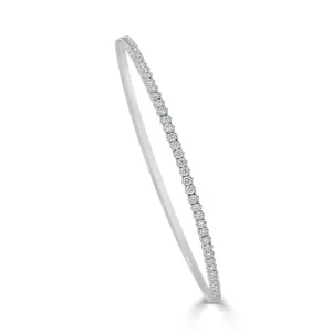 14KW Flexible Diamond Bangle