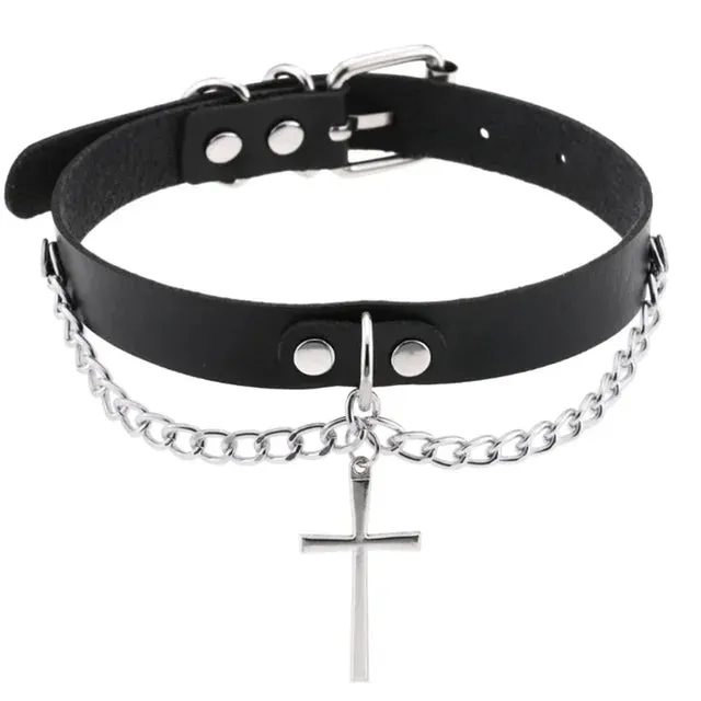 1Pc Y2K Women Cosplay and Gothic Chokers