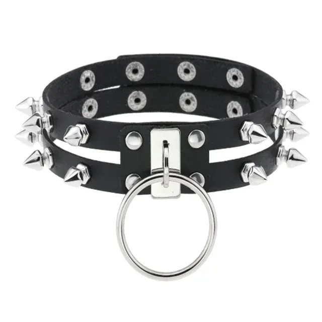 1Pc Y2K Women Cosplay and Gothic Chokers