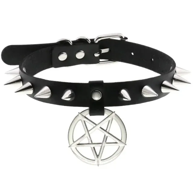 1Pc Y2K Women Cosplay and Gothic Chokers