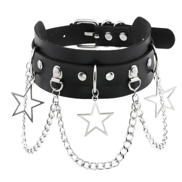 1Pc Y2K Women Cosplay and Gothic Chokers
