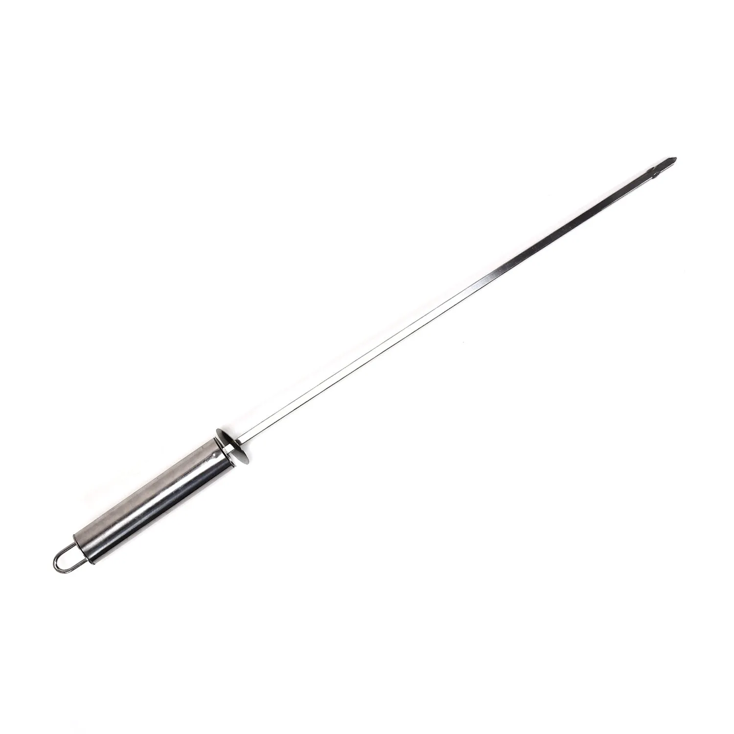 2331 Long Stainless Steel BBQ Grill Bar Sticks With Handle Reusable Grill Skewers Outdoor Camping