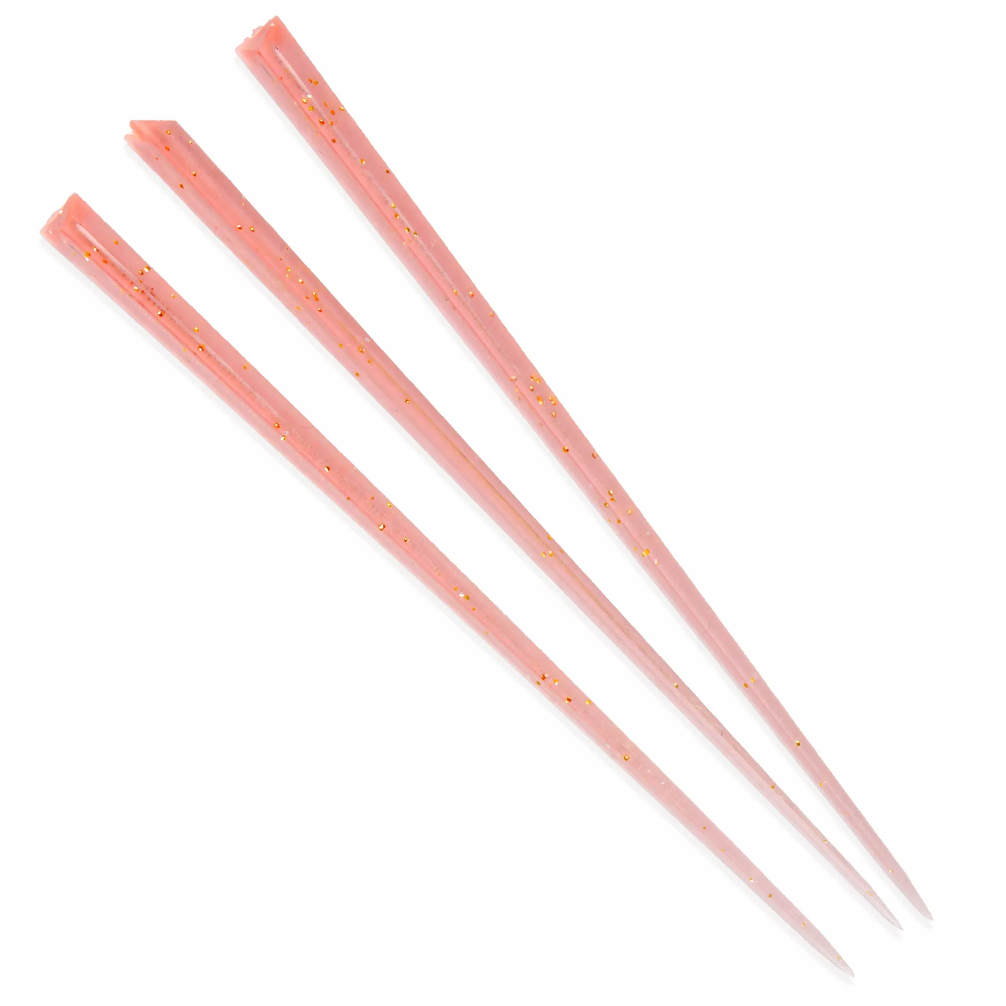 3.5" Triangular Prism Plastic Cocktail Picks