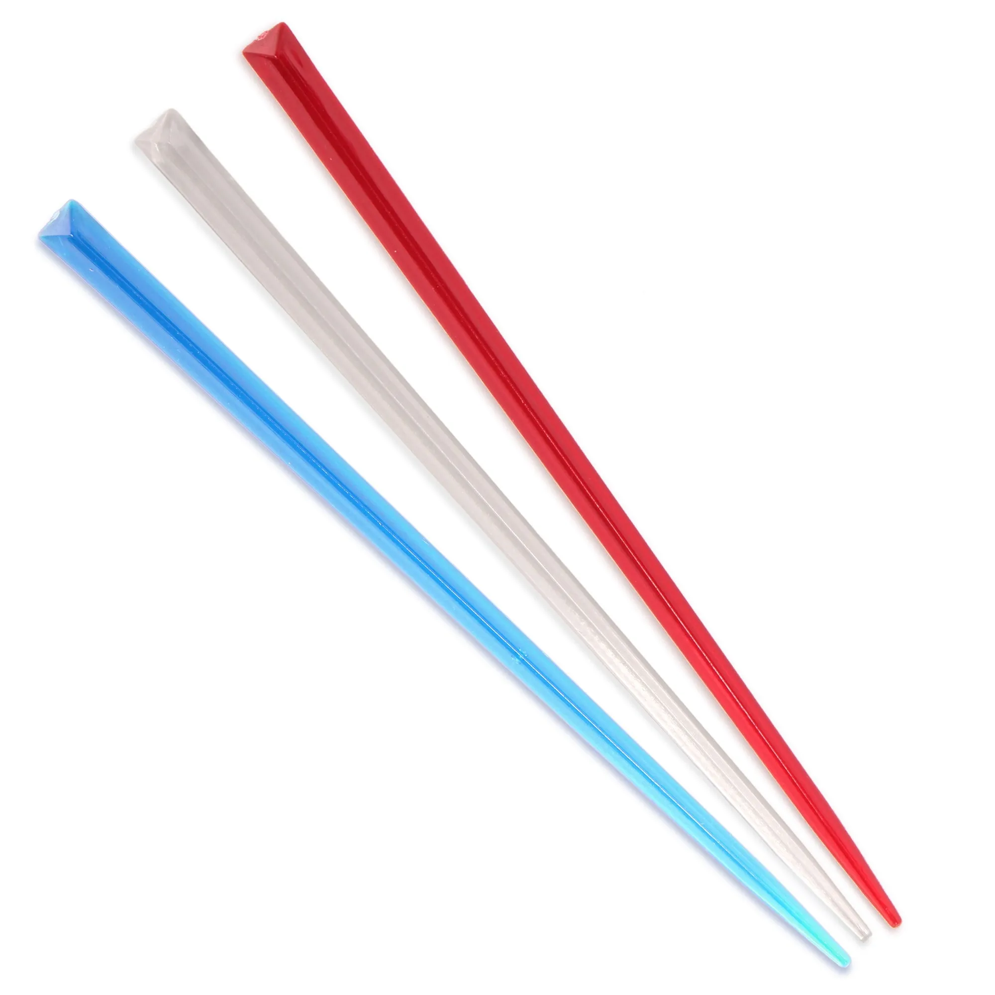 3.5" Triangular Prism Plastic Cocktail Picks