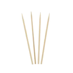 4" Round Bamboo Skewers, Case of 19,200