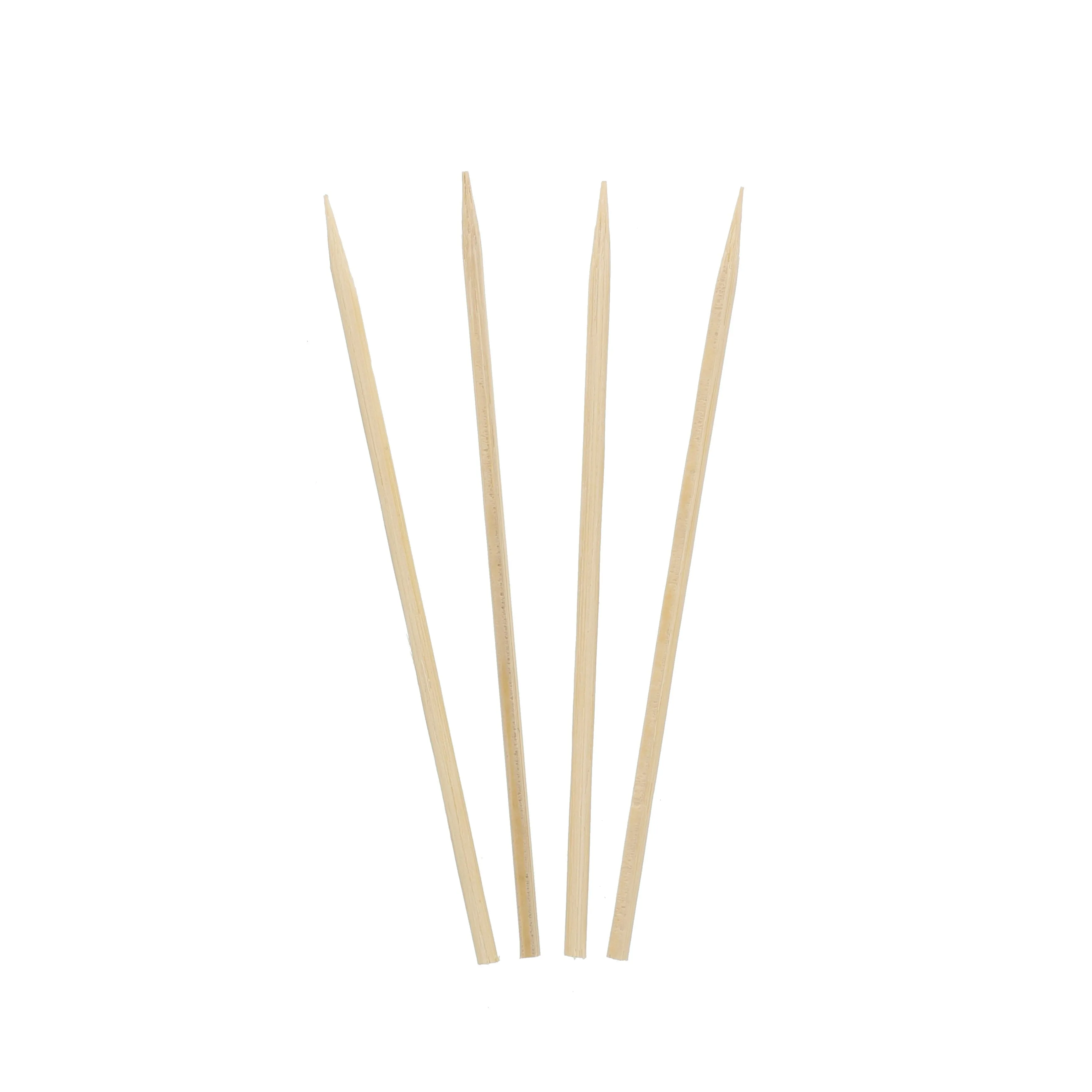 4" Round Bamboo Skewers, Case of 19,200