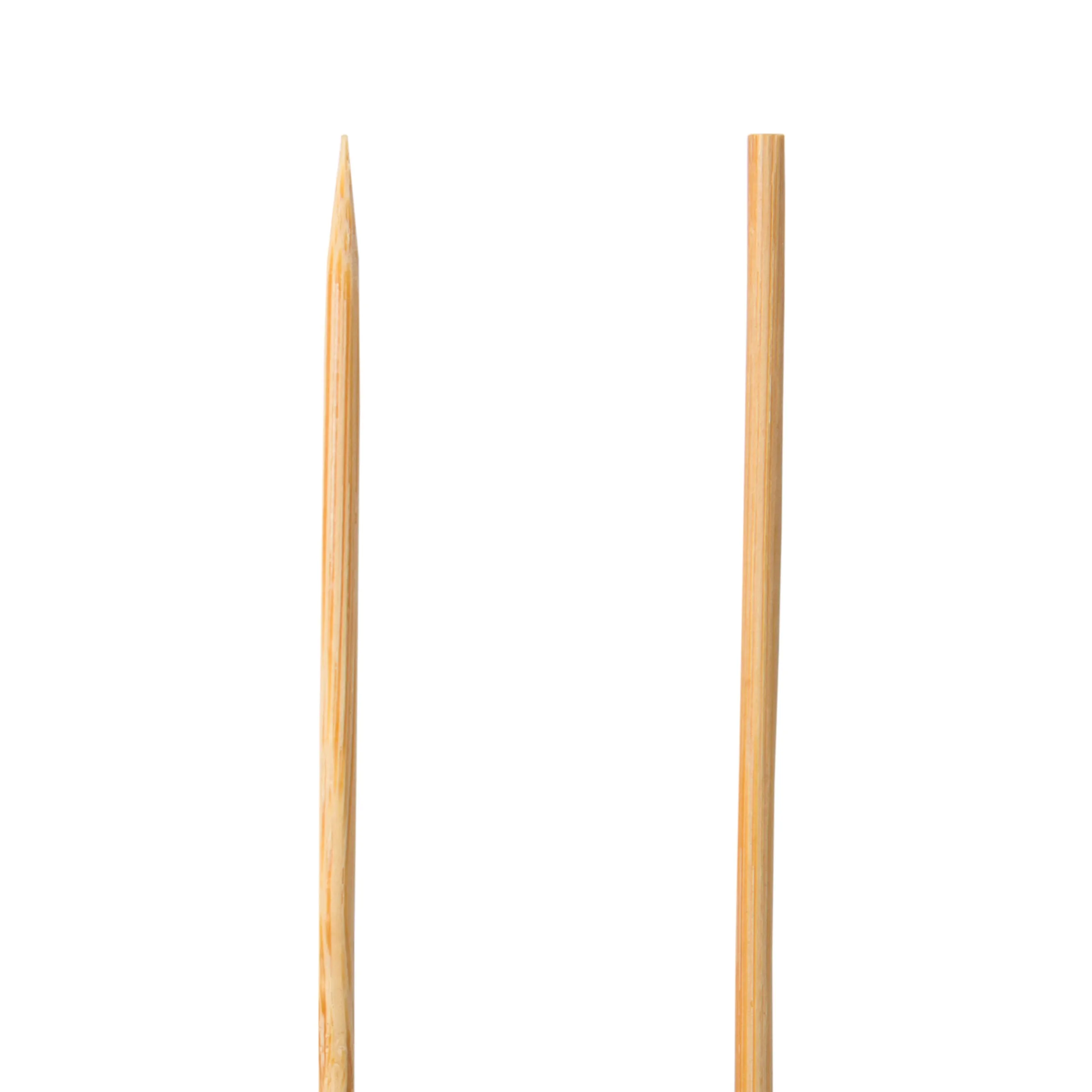 4" Round Bamboo Skewers, Case of 19,200