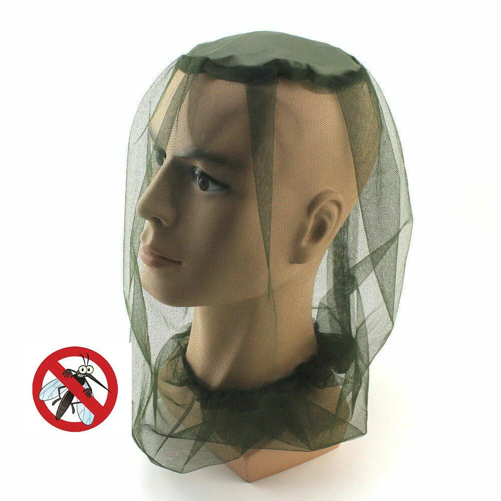 5Pcs Outdoor Head Face Protector Hat | Cap for Bee Insect Mosquito Net Mesh Headgear
