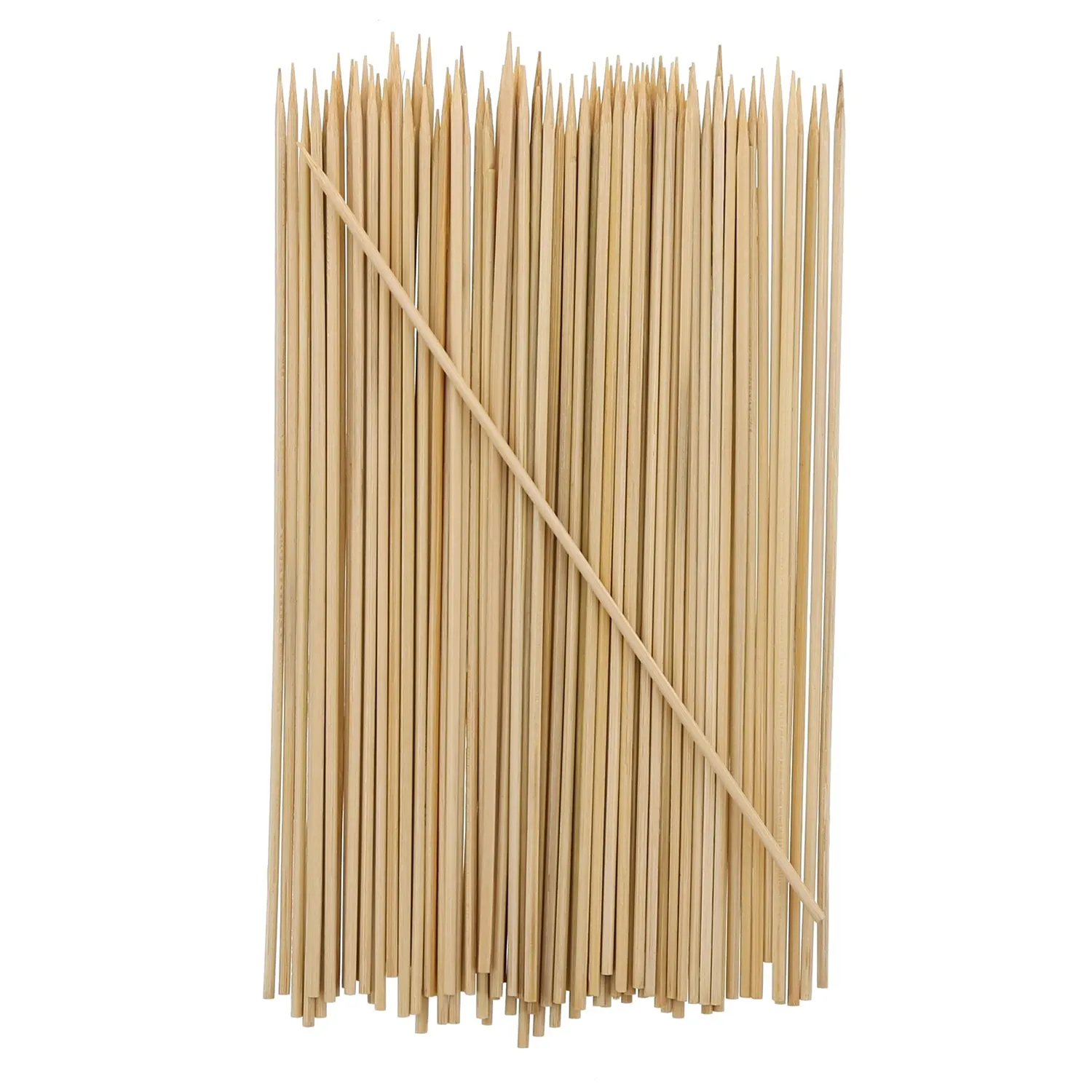 8" Round Bamboo Skewers, Case of 19,200