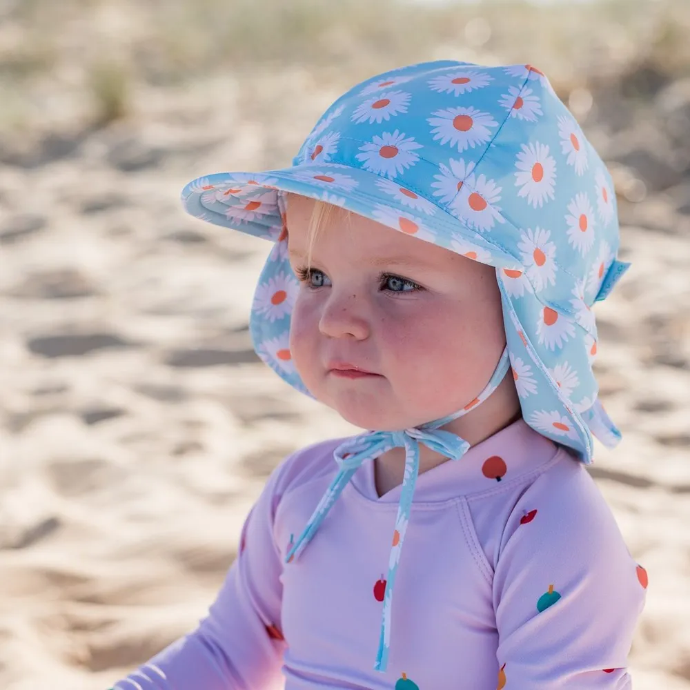 Acorn Kids: Daisy Swim Flap Cap Turquoise