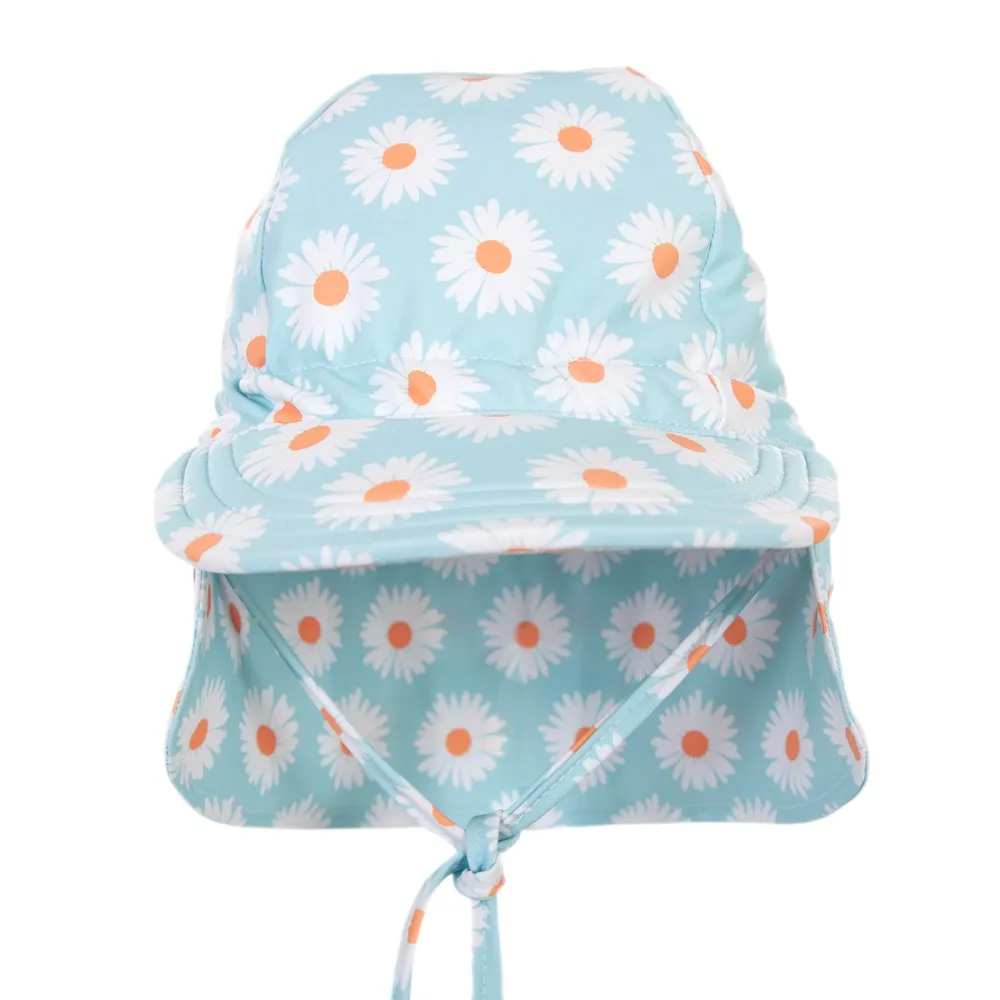 Acorn Kids: Daisy Swim Flap Cap Turquoise