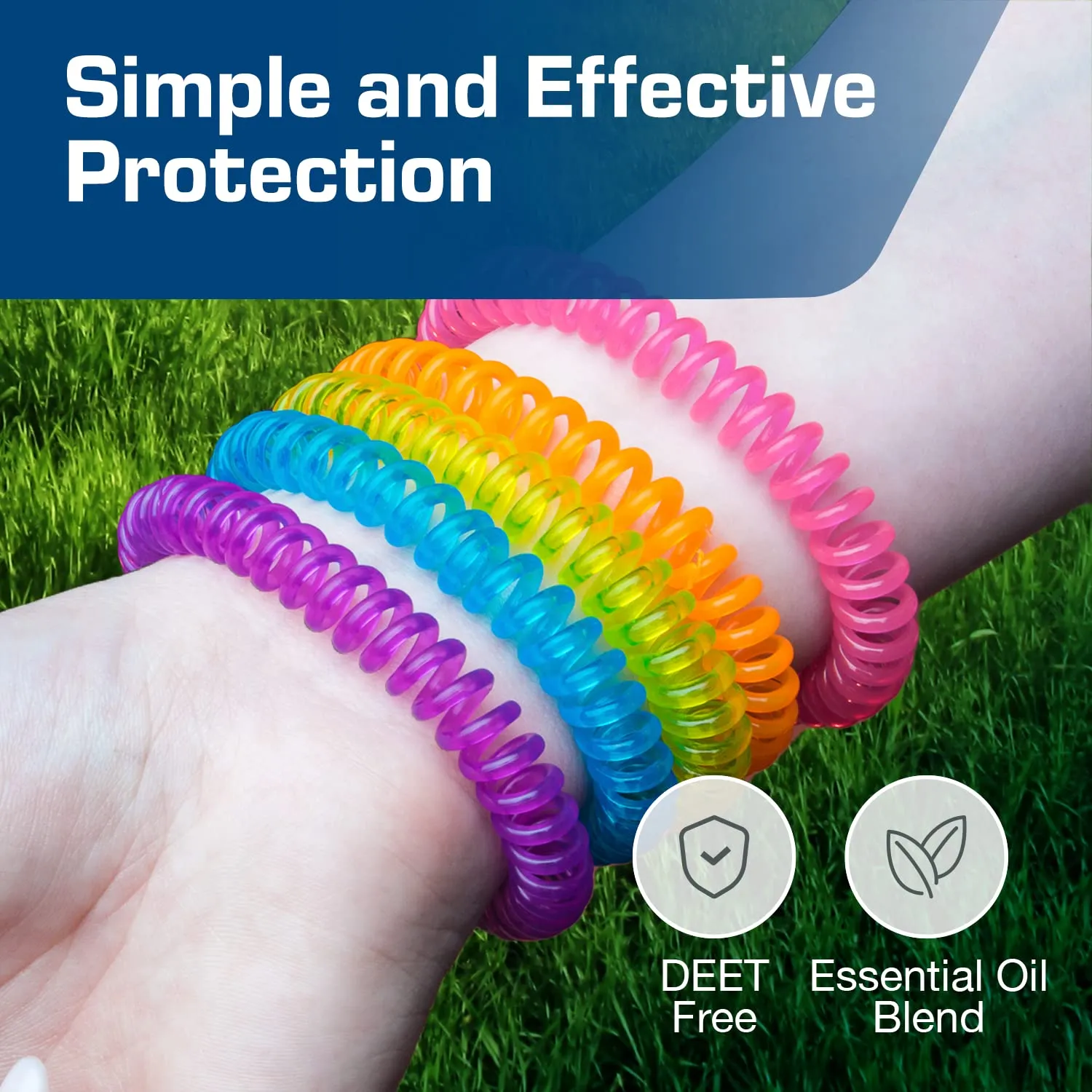 Active Era Mosquito Repellent Bracelet [10 Pack], Insect, Midge & Mosquito Bands - Powerful DEET Free Formula - Waterproof with 250 Hours / 10 Days of Protection for Adults and Kids 3 