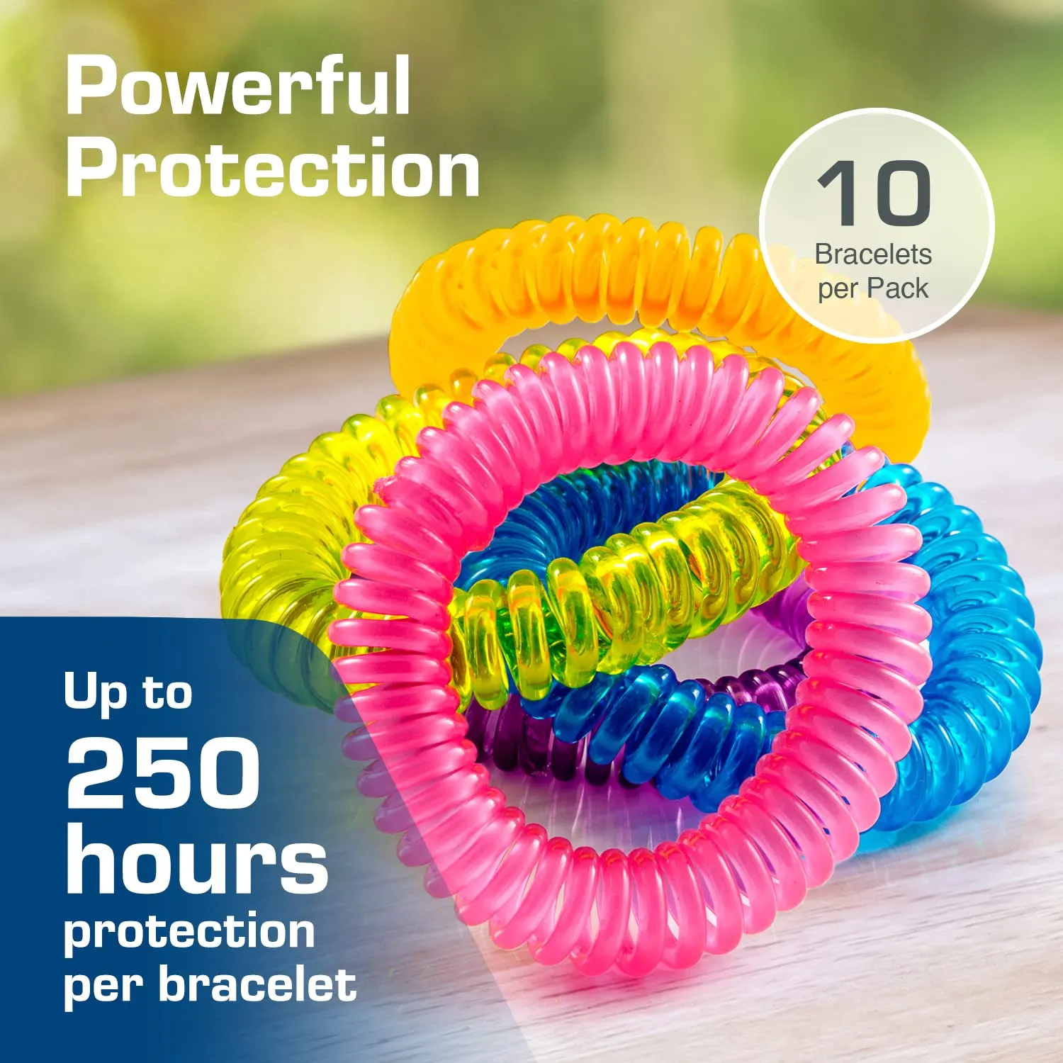 Active Era Mosquito Repellent Bracelet [10 Pack], Insect, Midge & Mosquito Bands - Powerful DEET Free Formula - Waterproof with 250 Hours / 10 Days of Protection for Adults and Kids 3 