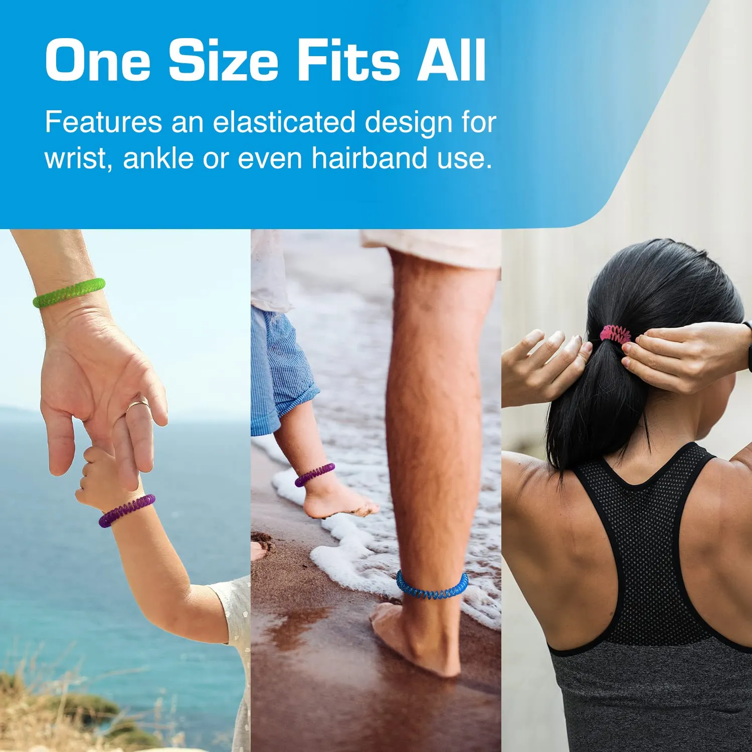 Active Era Mosquito Repellent Bracelet [10 Pack], Insect, Midge & Mosquito Bands - Powerful DEET Free Formula - Waterproof with 250 Hours / 10 Days of Protection for Adults and Kids 3 
