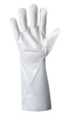 Ansell Size 10 White Barrier 380 - 410 mm Non-Woven Lined 2.5 mil Five Layer Laminated Film Hand Specific Chemical Resistant Gloves
