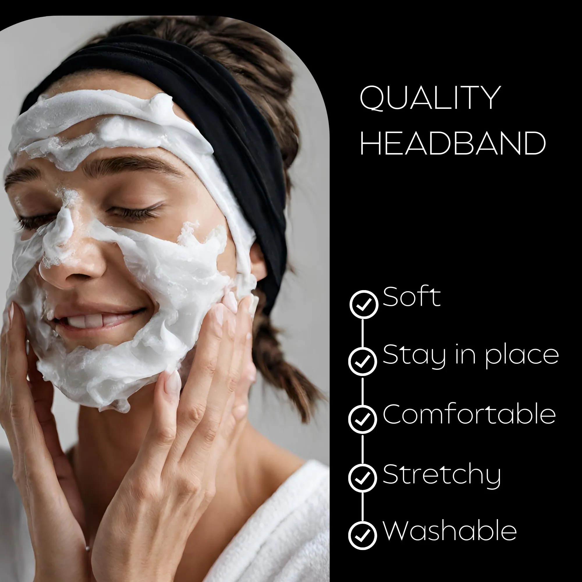 Basic Cotton Headbands - 6 Pack