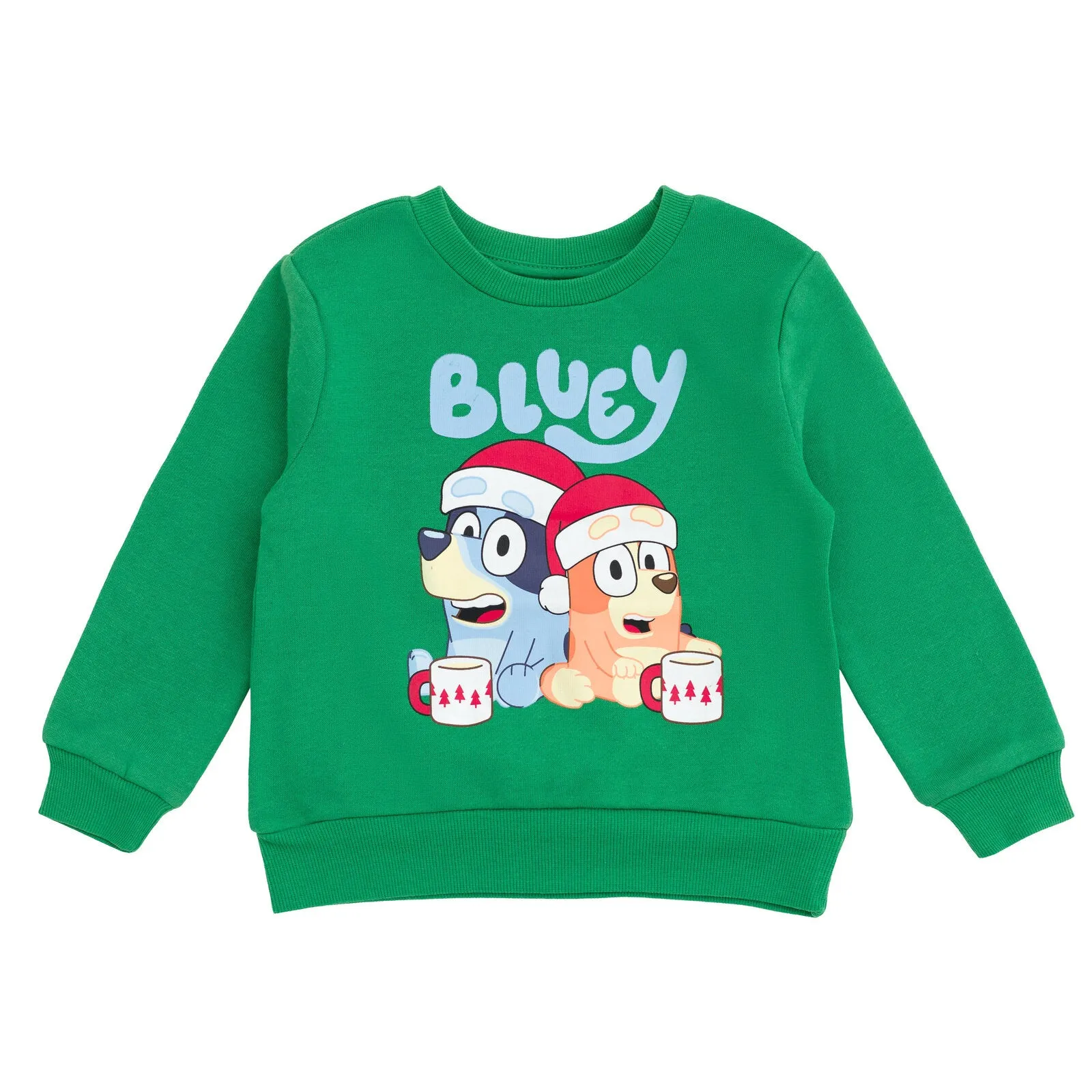 Bluey Christmas Fleece Sweatshirt and Jogger Pants Outfit Set