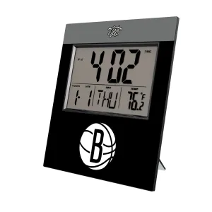 Brooklyn Nets Color Block Wall Clock