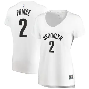 Brooklyn Nets Taurean Prince Fanatics Branded Replica Fast Break Association Jersey Womens - White | Ireland J6516H4