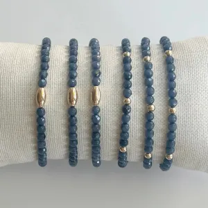 Chelsea Bracelets, Navy
