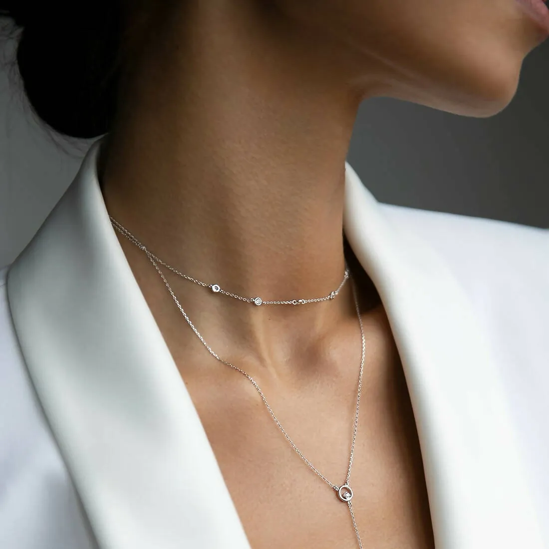 Choker necklace Dots