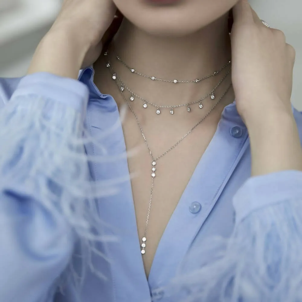 Choker necklace Dots