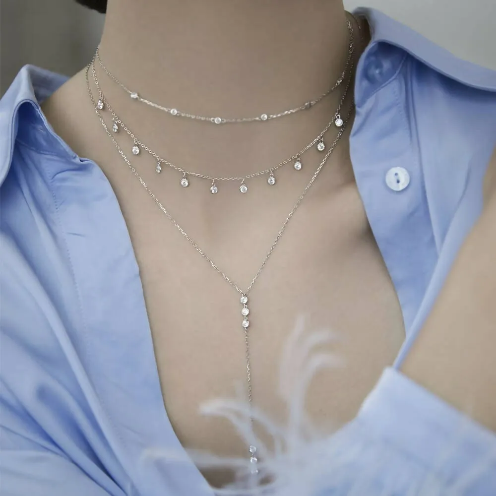 Choker necklace Dots