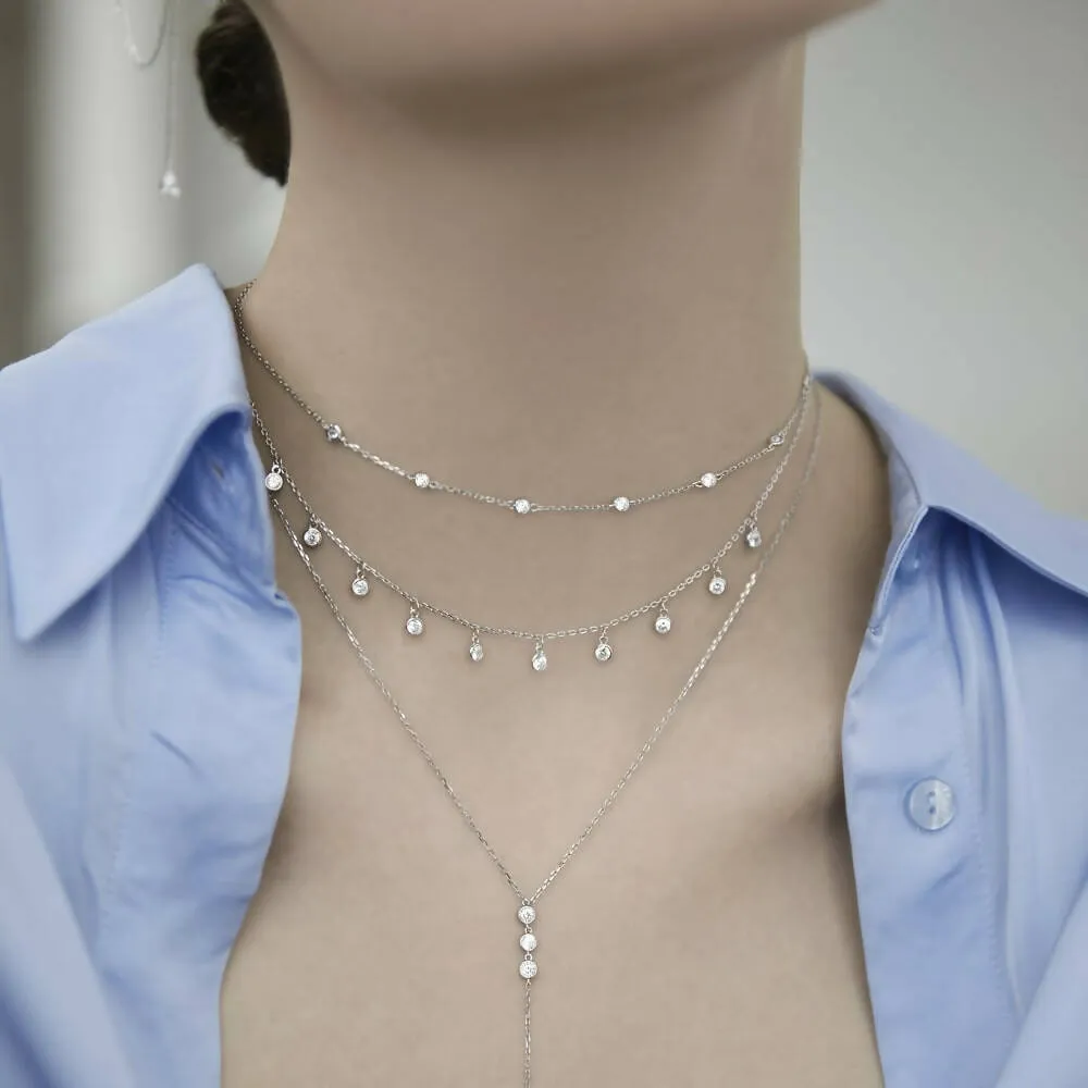 Choker necklace Dots