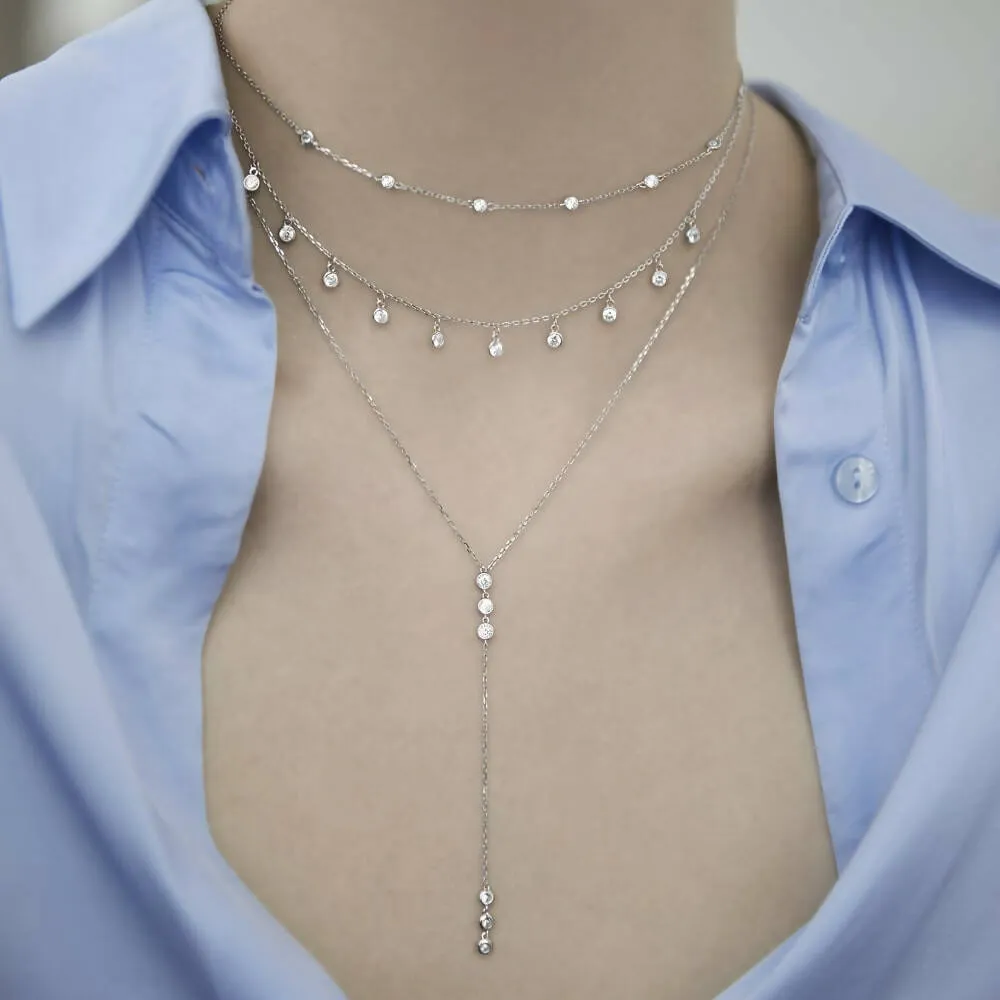Choker necklace Dots
