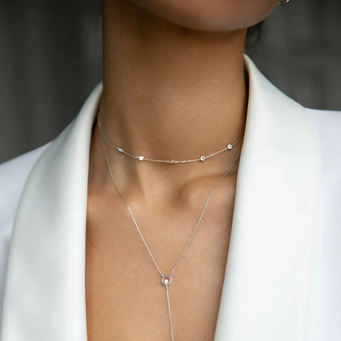 Choker necklace Dots