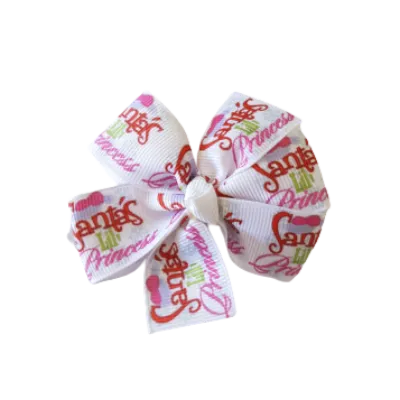 Christmas Hair Accessories - Chica Hair Bow - Santas Princess