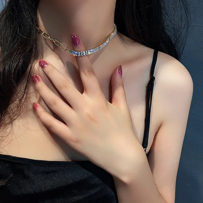 Creativity Geometric Crystal Necklace