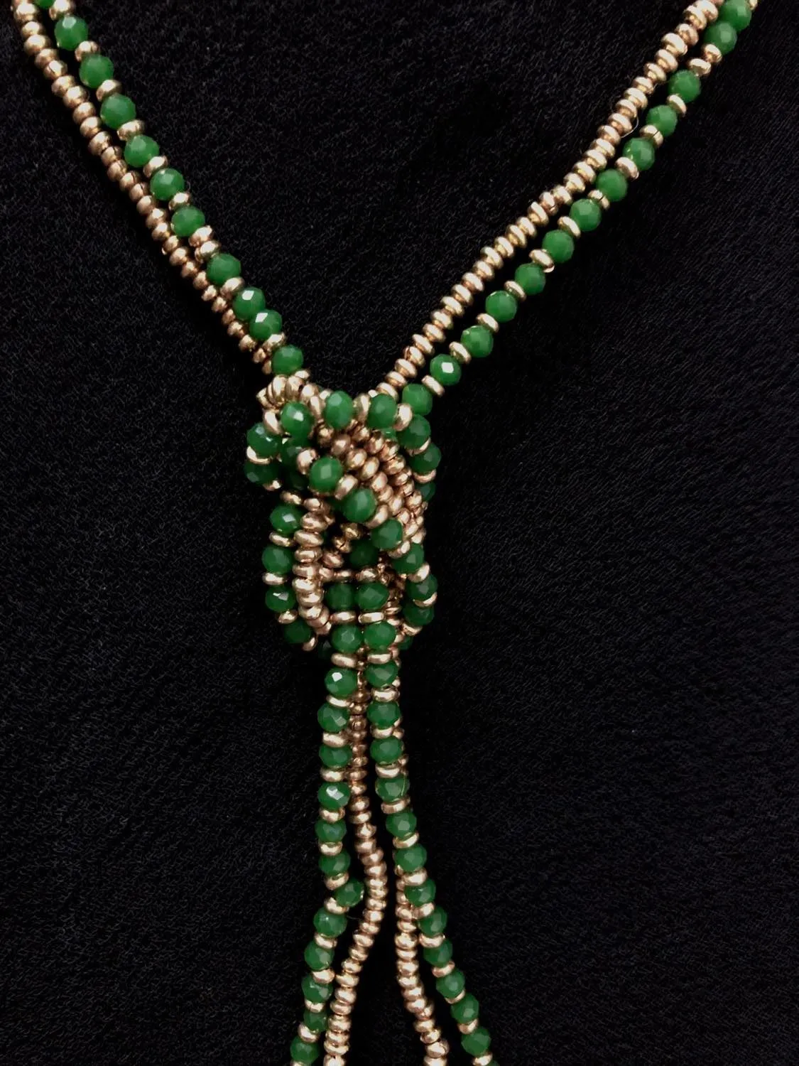 Double Strand Stone Necklace