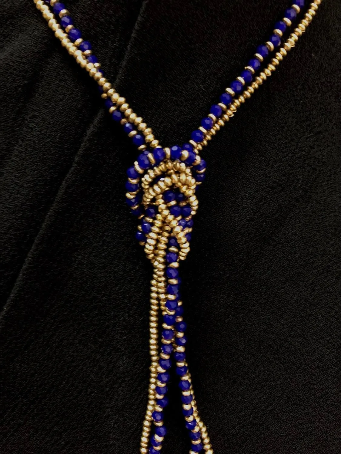 Double Strand Stone Necklace