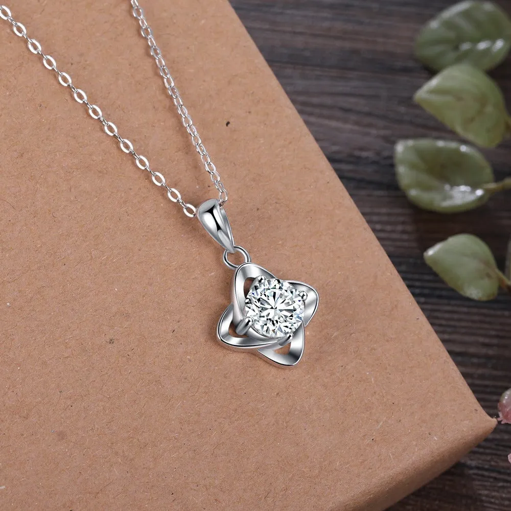 Elegant Moissanite Pendant Necklace