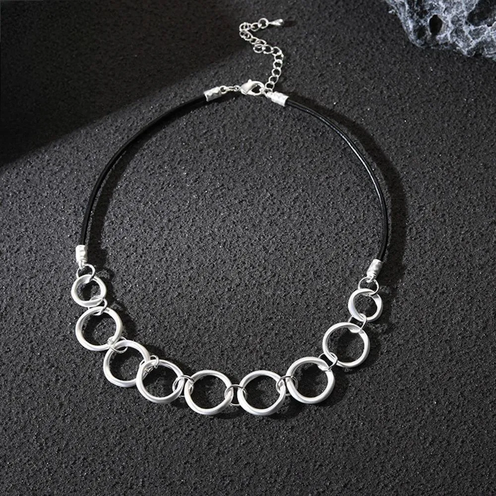 Fashion Exaggerated Charms Neck Chokers Metal Necklace Luxury Jewelry for Women