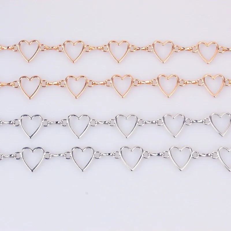 Fashion Heart Shaped Metal Waist Chain Belt
