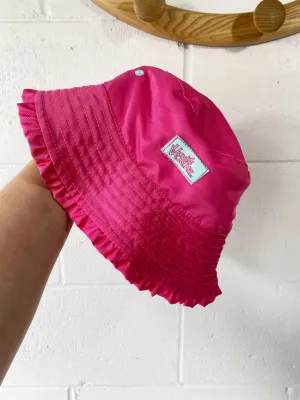 Floral   Pink Reversible Sun Hat, 4 years