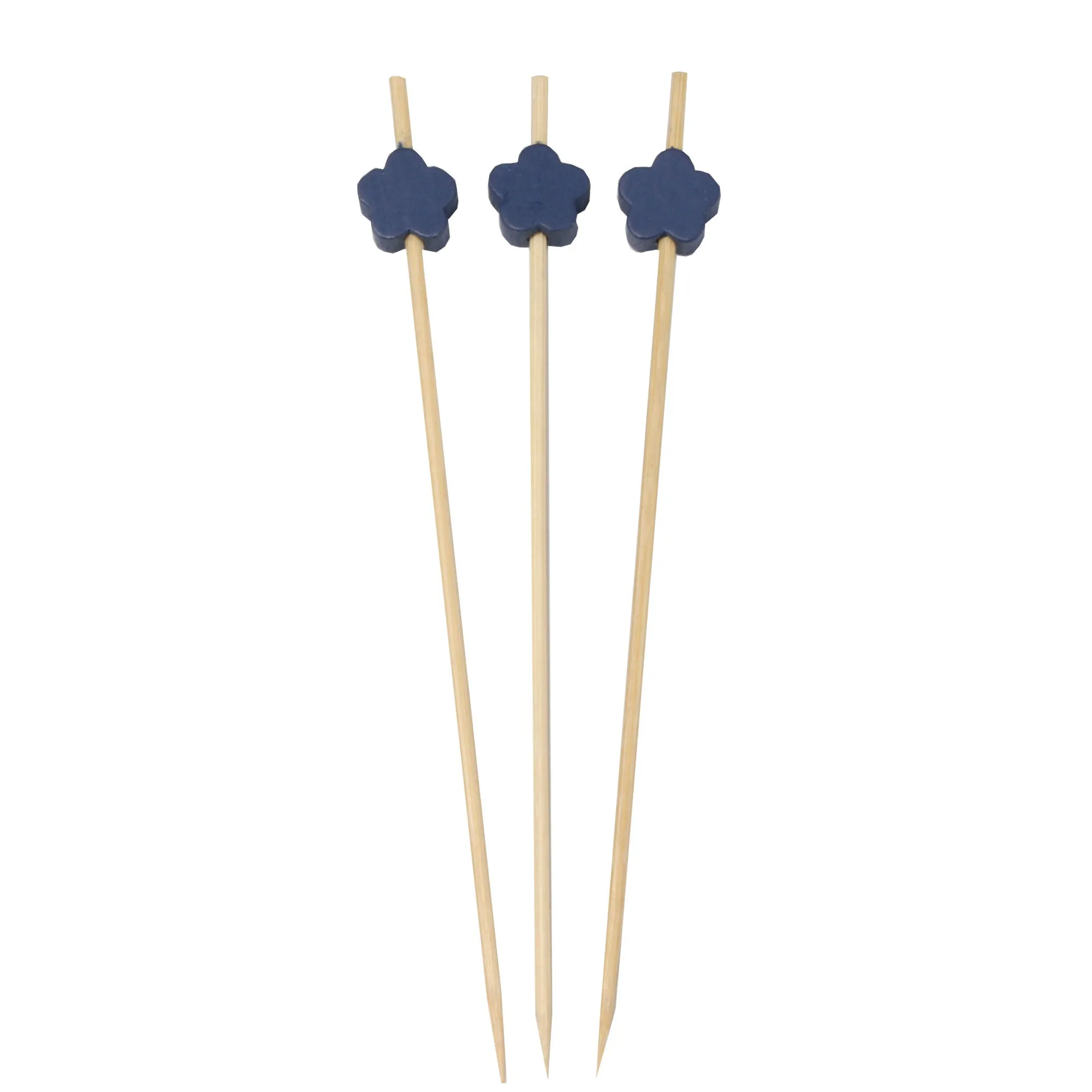 Flower Bamboo Food Picks