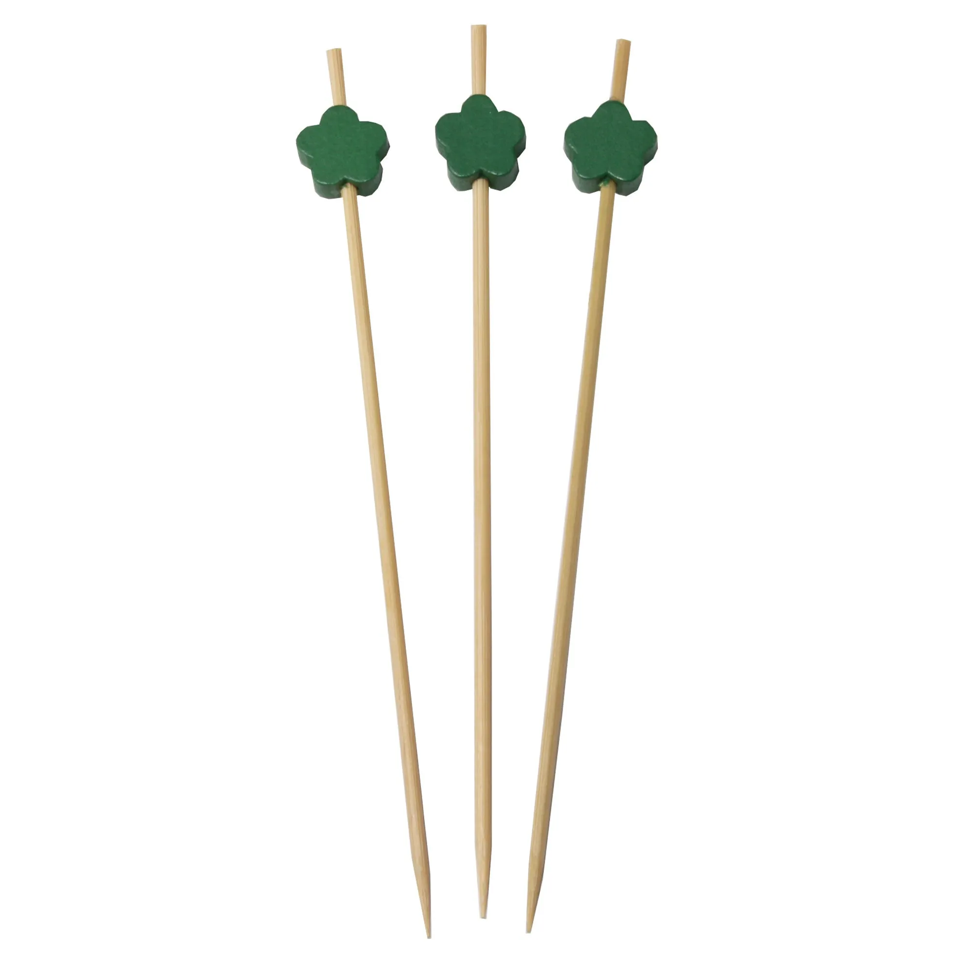 Flower Bamboo Food Picks