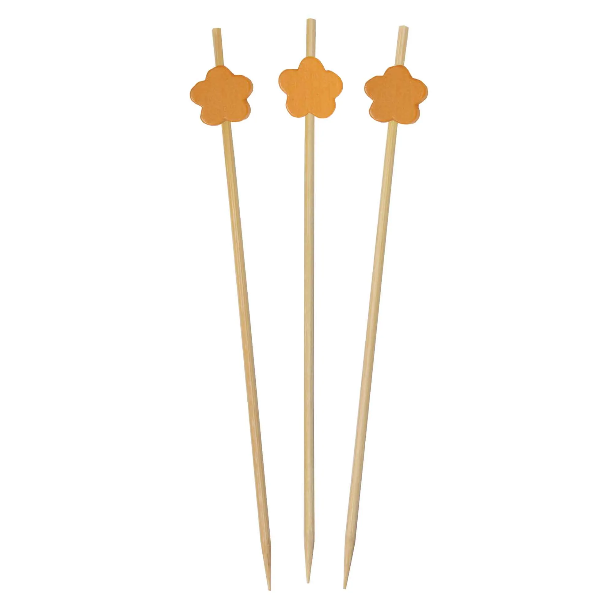 Flower Bamboo Food Picks