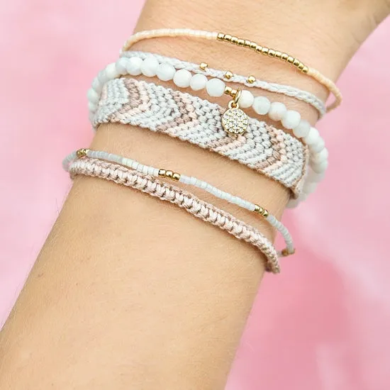 Friendship Bracelet Kit | Blush - FINAL SALE