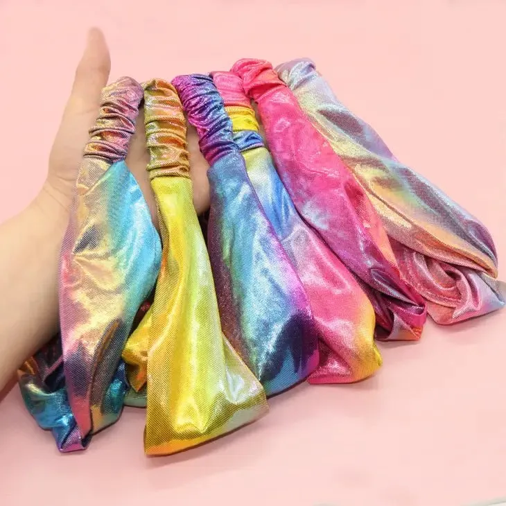 Frog Sac Metallic Mermaid Knot Headbands