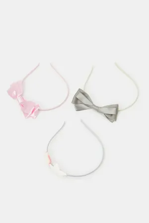 Girls Assorted Embellished Headband (Pack of 3)