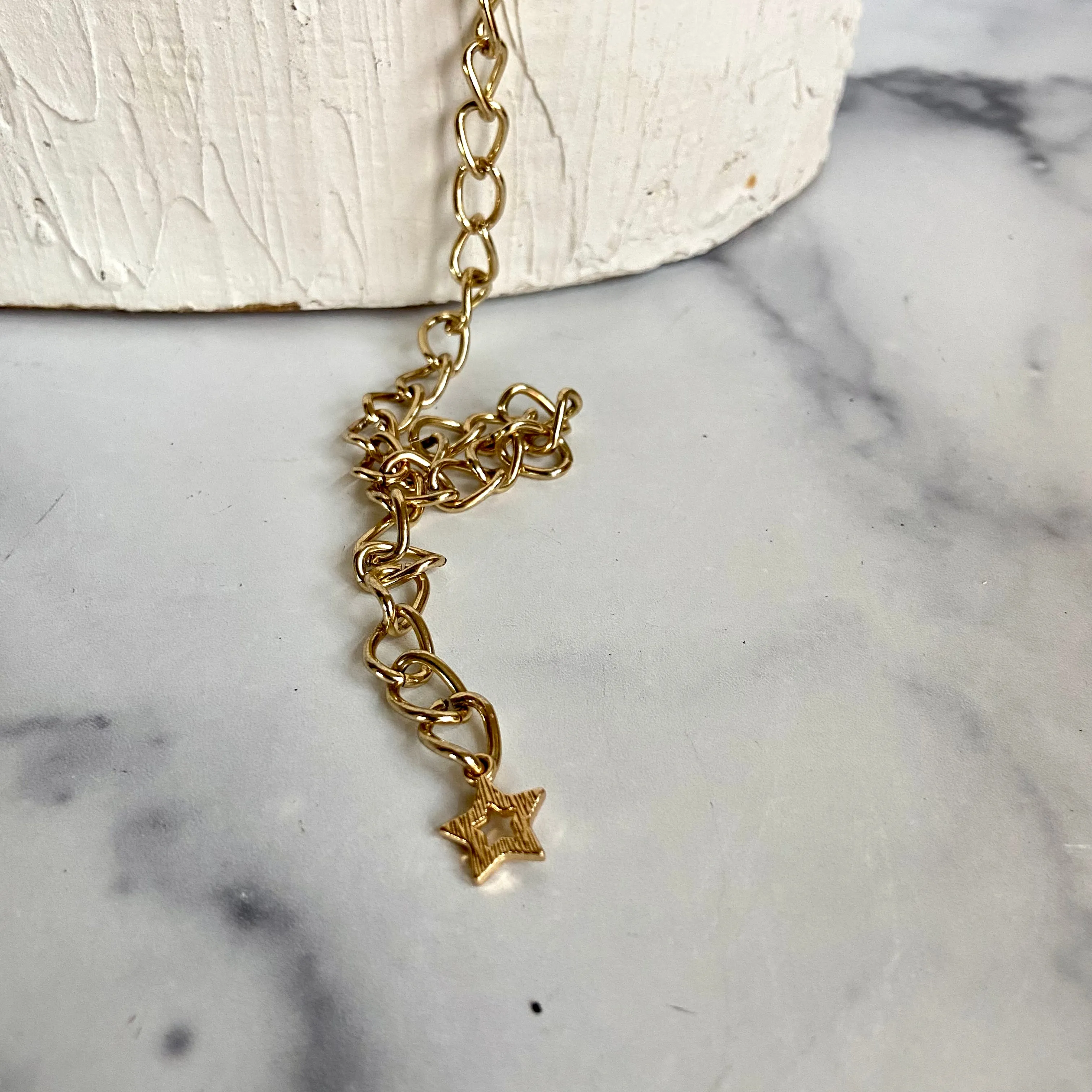 Gold waist chain belt
