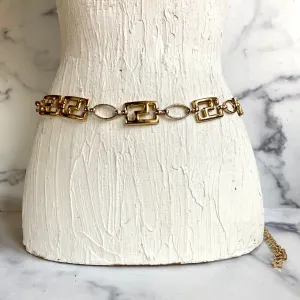 Gold waist chain belt