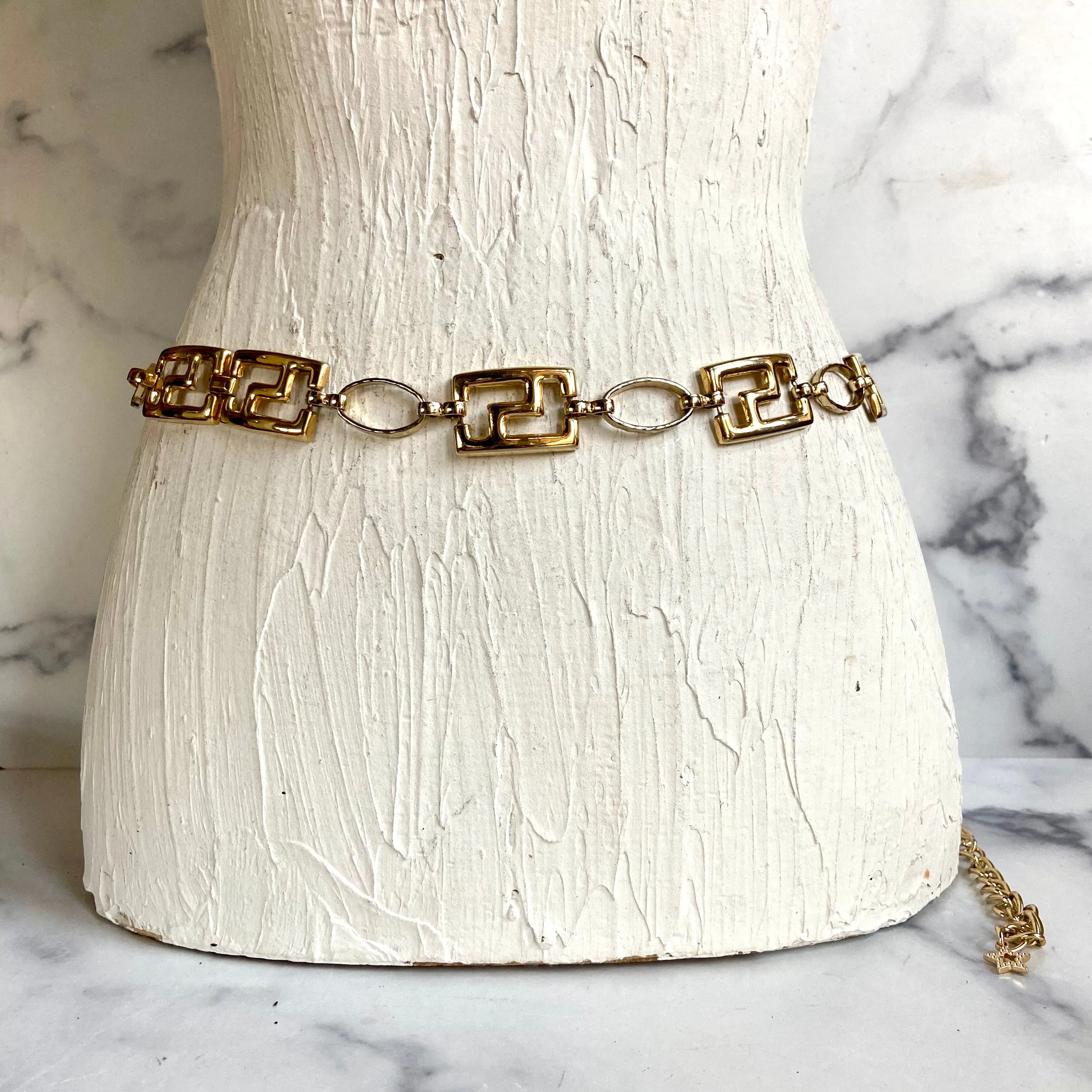 Gold waist chain belt